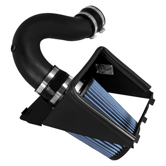 aFe® - Magnum Force® Stage 2 Aluminum Black Cold Air Intake System with Pro 5R Blue Filter