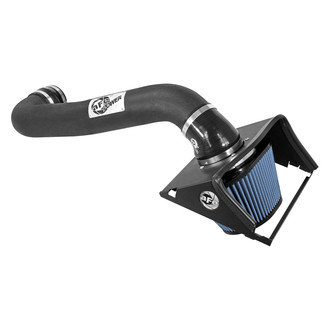 aFe® - Magnum Force® Stage 2 Aluminum Black Cold Air Intake System with Pro 5R Blue Filter