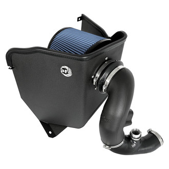 aFe® - Magnum Force® Stage 2 Aluminum Black Cold Air Intake System with Pro 5R Blue Filter