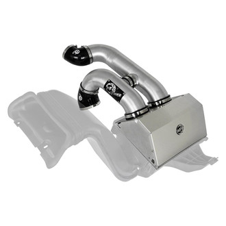 aFe® - Magnum Force® Stage 2 Super Raptor Aluminum Brushed Polished Cold Air Intake System with Pro 5R Blue Filter
