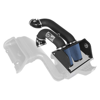 aFe® - Magnum Force® Stage 2 XP Aluminum Black Cold Air Intake System with Pro 5R Blue Filter
