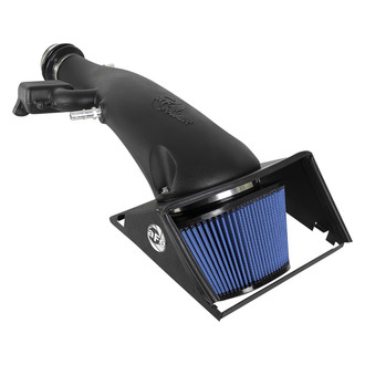 aFe® - Magnum Force® Stage 2 Plastic Black Cold Air Intake System with Pro 5R Blue Filter