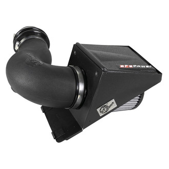 aFe® - Magnum Force® Stage 2 Plastic Black Cold Air Intake System with Pro Dry S Gray Filter with Heat Shield