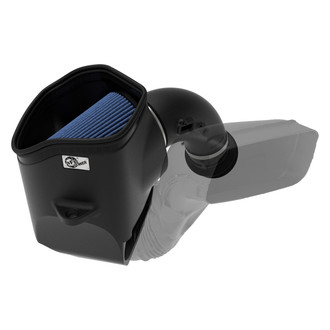 aFe® - Momentum® HD Aluminum Black Cold Air Intake System with Pro 5R Blue Filter