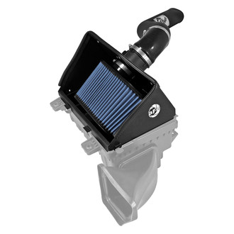 aFe® - Magnum Force® Stage 2 Aluminum Black Cold Air Intake System with Pro 5R Blue Filter