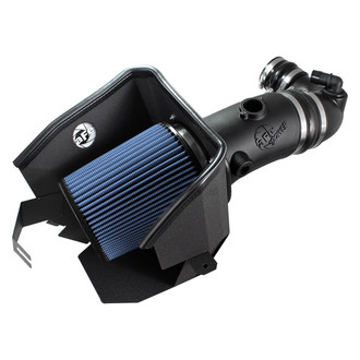 aFe® - Magnum Force® Stage 2 Aluminum Black Cold Air Intake System with Pro 5R Blue Filter