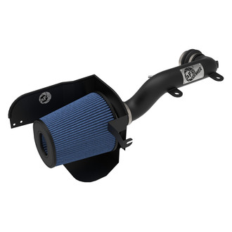 aFe® - Magnum Force® Stage 2 XP Plastic Black Cold Air Intake System with Pro 5R Blue Filter