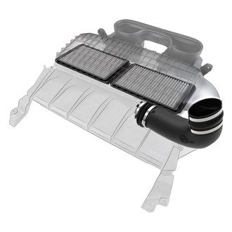 aFe® - Magnum Force Super Stock Black Cold Air Intake System with Pro Dry S Gray Filter