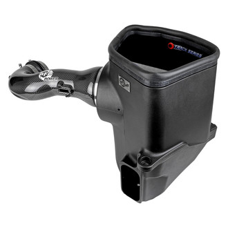 aFe® - Magnum Force® Stage 2 Track Series Aluminum Black Carbon Fiber Cold Air Intake System with Pro Dry S Gray Filter