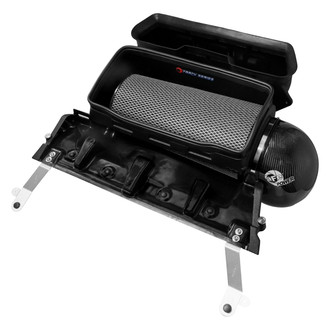 aFe® - Magnum Force® Stage 2 Track Series Black/Gray Carbon Fiber Cold Air Intake System with Pro 5R Blue Filter