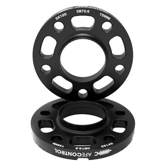 aFe® - Black Anodized CNC Machined 6061-T6 Aluminum Wheel Spacers