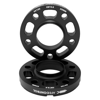 aFe® - Black Anodized CNC Machined 6061-T6 Aluminum Wheel Spacers
