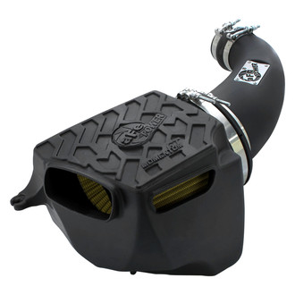 aFe® - Momentum® GT Aluminum Black Cold Air Intake System with Pro Guard 7 Tan Filter