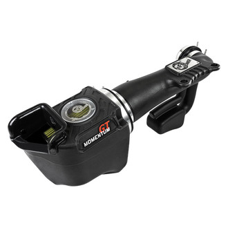 aFe® - Momentum® GT Plastic Black Cold Air Intake System with Pro Guard 7 Tan Filter With Housing With Sight Window