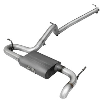aFe® - Scorpion™ Aluminized Steel Hi-Tuck Cat-Back Exhaust System with Single Rear Exit
