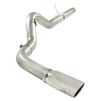 aFe® - Large Bore HD™ 409 SS DPF-Back Exhaust System with Single Side Exit