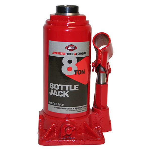 AFF® - 8 t 7-3/4" to 15-1/2" Heavy-Duty Hydraulic Bottle Jack