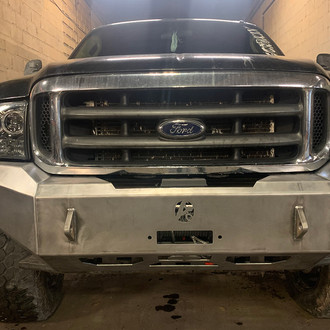 Affordable Offroad® - DIY Kit Full Width Raw Front Winch Modular Bumper
