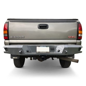 Affordable Offroad® - Elite Series Full Width Black Powder Coated Rear HD Bumper