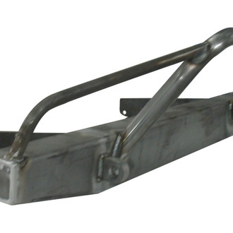 Affordable Offroad® - Elite Series Full Width Black Powder Coated Front HD Bumper with Pre-Runner Guard