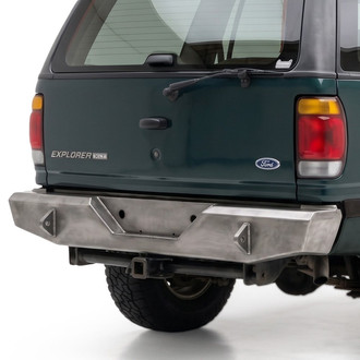 Affordable Offroad® - Elite Series Full Width Raw Rear HD Bumper