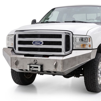 Affordable Offroad® - Elite Series Full Width Raw Front Winch Modular Bumper