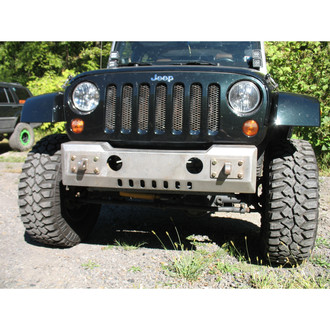 Affordable Offroad® - Stubby Black Powder Coated Front HD Bumper