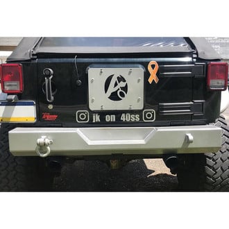 Affordable Offroad® - Elite Series Stubby Raw Rear HD Bumper