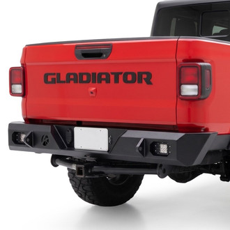 Affordable Offroad® - Elite Series Full Width Raw Rear HD Bumper