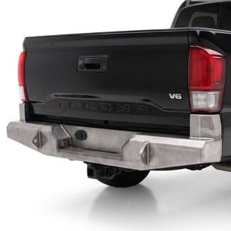 Affordable Offroad® - Elite Series Full Width Raw Rear HD Bumper