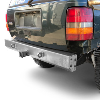 Affordable Offroad® - Elite Series Stubby Raw Rear HD Bumper