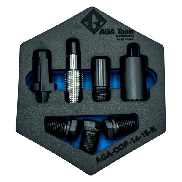 AGA® - 7-piece M16 x 1.5 Oil Drain Plug Repair Kit