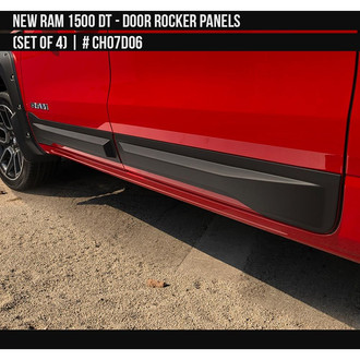 Air Design® - Satin Black Door Rocker Panel Set