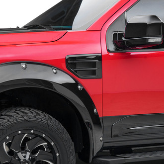 Air Design® - Satin Black Front Fender Vent Set