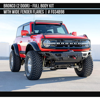 Air Design® - Smooth-Grain Textured Black Off-Road Body Kit
