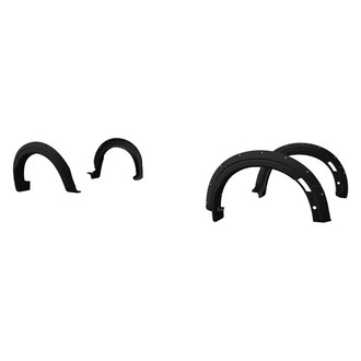 Air Design® - Super Bolt Satin Black Front and Rear Fender Flare Kit