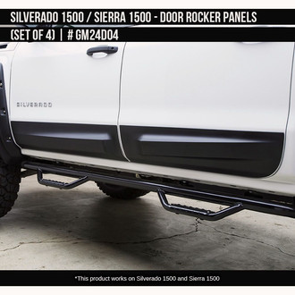 Air Design® - Satin Black Door Rocker Panel Set