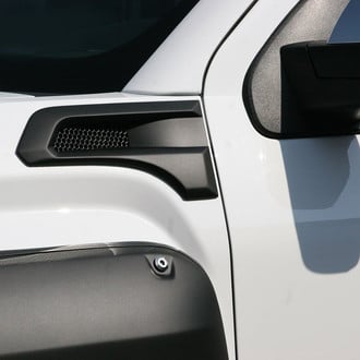 Air Design® - Satin Black Front Fender Vent Set