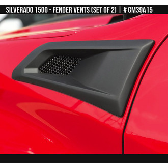 Air Design® - Satin Black Fender Vents