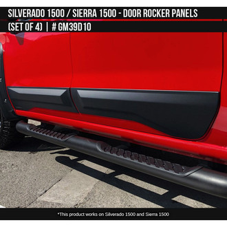 Air Design® - Satin Black Door Rocker Panel Set
