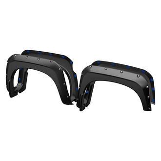 Air Design® - Super Bolt Satin Black Front and Rear Fender Flare Kit