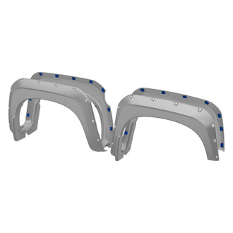 Air Design® - Super Bolt Gray Primer Front and Rear Fender Flare Kit