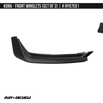Air Design® - Gloss Black Front Winglets