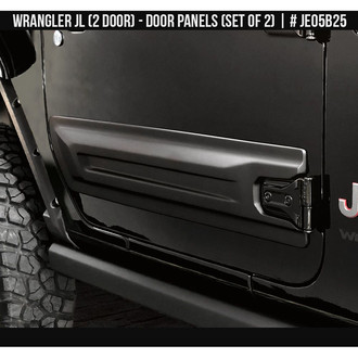 Air Design® - Satin Black Door Rocker Panel Set