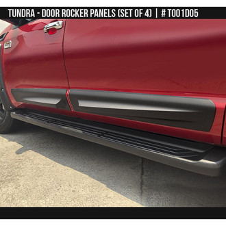 Air Design® - Satin Black Door Rocker Panel Set