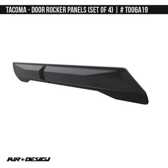 Air Design® - Satin Black Door Rocker Panel Set