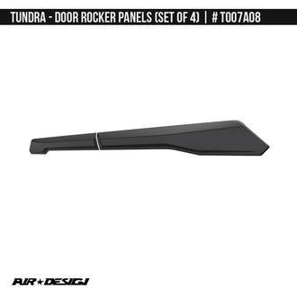 Air Design® - Satin Black Door Rocker Panel Set