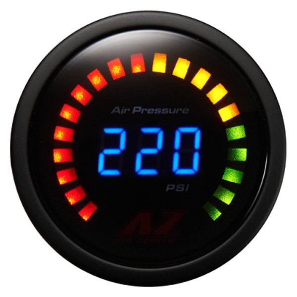 Air Zenith® - 2-1/16" Electrical Digital Air Pressure Gauge, 220 PSI