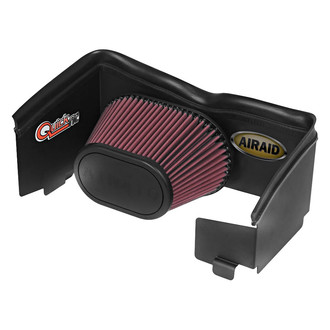 AIRAID® 300-165 - QuickFit® High-Density Polyethylene Black Cold Air Intake System with SynthaFlow™ Red Filter with Heat Shield