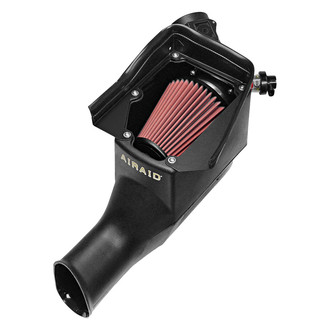 AIRAID® - MXP Series Dam High-Density Polyethylene Black Cold Air Intake System with SynthaFlow™ Red Filter with Intake Tube